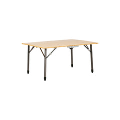 Bamboo | Oztrail Cape Series Table Image Showing Table With Legs Not Extended.