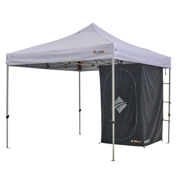 Black | OZtrail Deluxe Gazebo Blockout Ensuite Image Showing No Logos Or Titles, Gazebo Not Included.