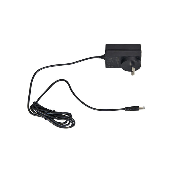 Black/Grey | Oztrail Doucomfort Queen Air Bed With 102V/240V Built In Air Pump Image Showing 240V Power Supply Cord.