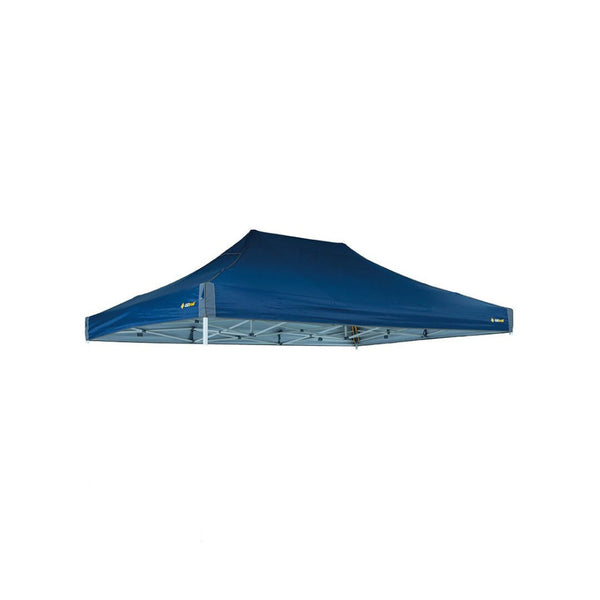 Blue | Oztrail Hydroflow Deluxe Gazebo Canopy 6.0 Image Showing No Logos Or Tittles.