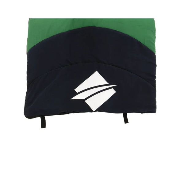 Green | Oztrail Junior Kingsford Sleeping Bag 0 Deg Image Showing Close Up Of The Bottom Of The Bag.