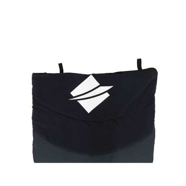 Blue | Oztrail Junior Kingsford Sleeping Bag -3 Deg Image Showing Close Up View Of The Bottom Of The Sleeping Bag.