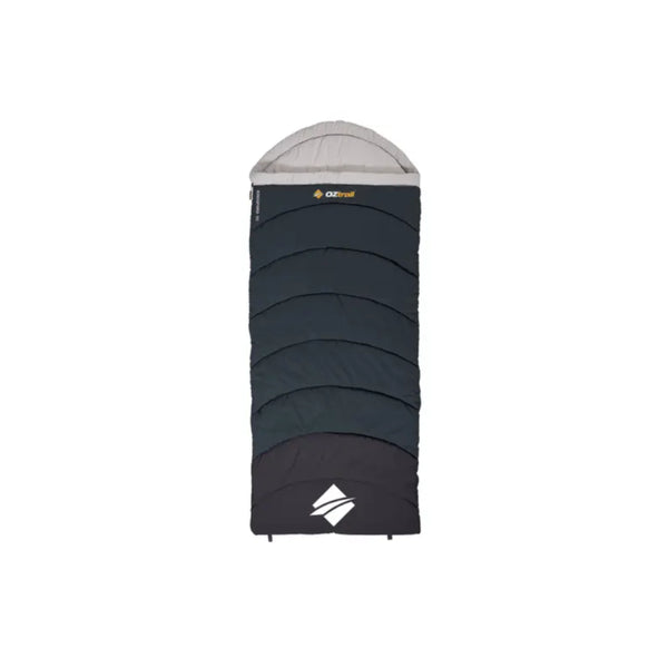 Blue | Oztrail Kingsford Sleeping Bag -3 Deg Image Showing No Logos Or Titles.