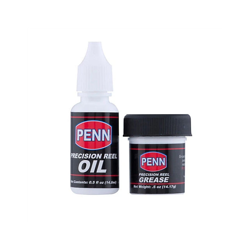 2 Pack | PENN Angler Pack Precision Reel Oil And Grease Image Showing No Logos Or Titles.