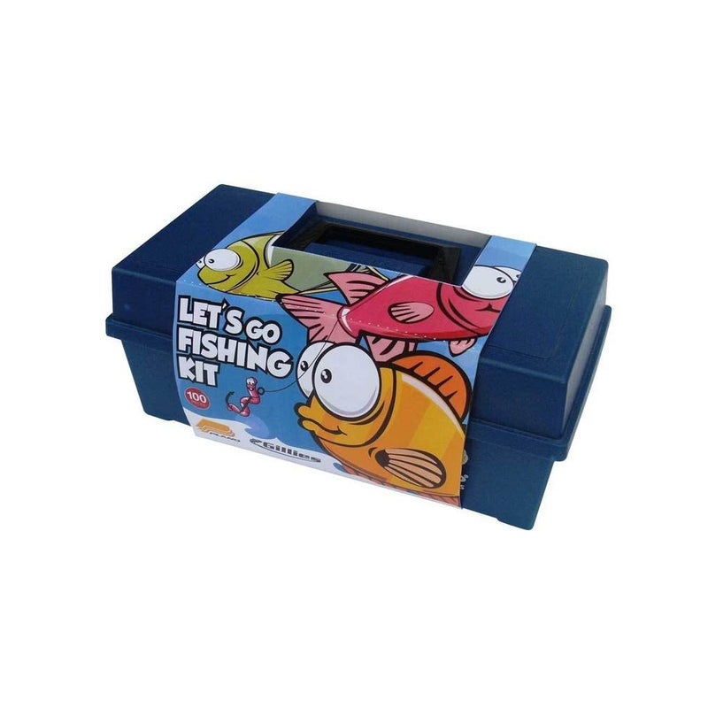 Blue | Plano Lets Go Fishing Kit Image Showing No Logos OR Titles.