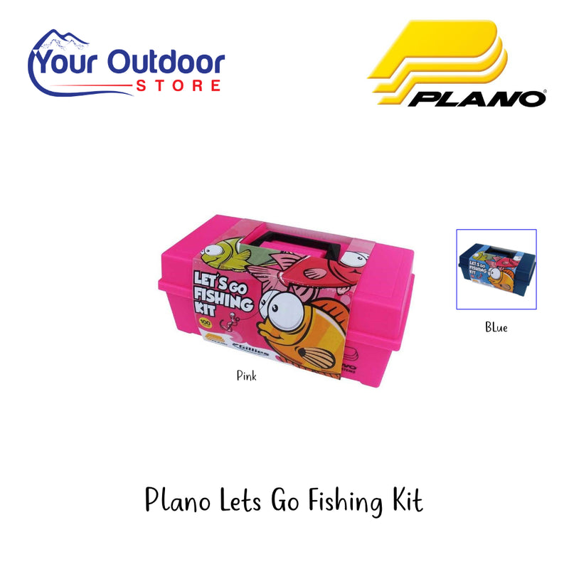 Plano Lets Go Fishing Kit | Hero Image Showing All Logos, Titles And Variants.