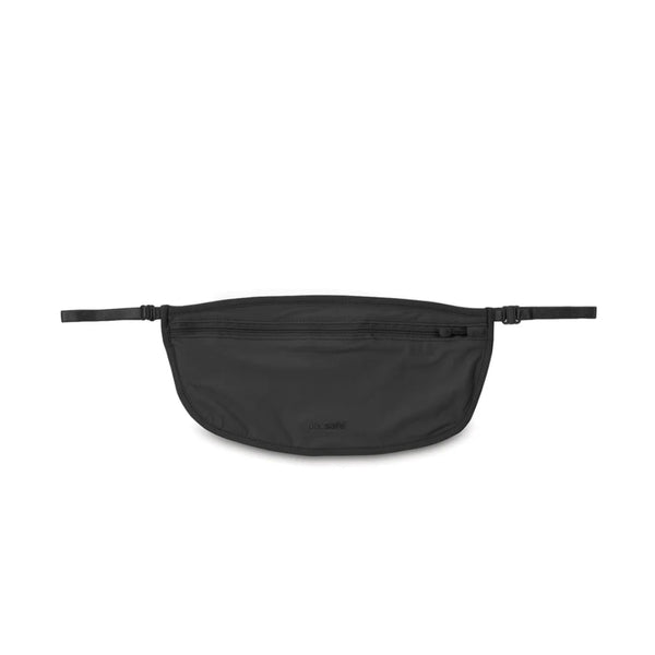 Black | Pacsafe S100 Secret Waist Pouch Image Showing No Logos Or Titles.