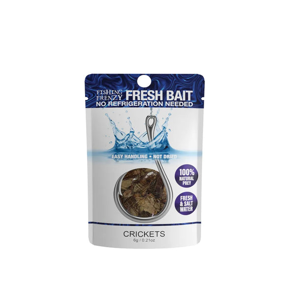 Crickets | Fishing Frenzy Fresh Bait Image Showing No Logos Or Titles.