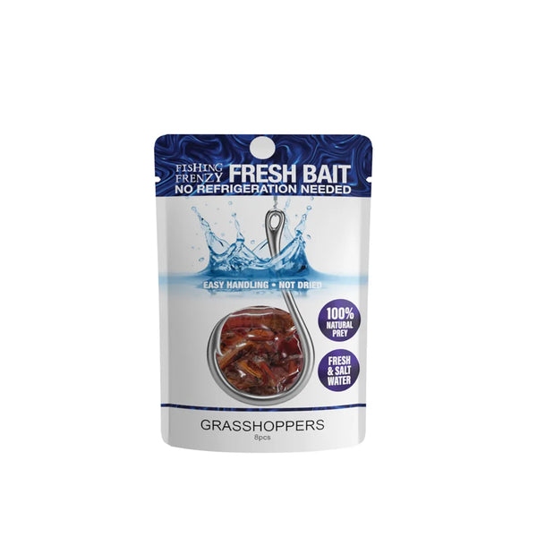 Grasshoppers | Fishing Frenzy Fresh Bait Image Showing No Logos Or Tittles.