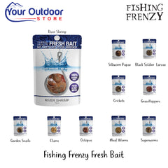 Fishing Frenzy Fresh Live Bait | Hero Image Showing All Logos, Titles And Variants.
