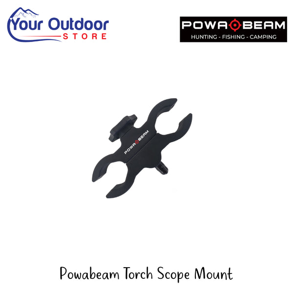 Powabeam Torch Scope Mount | Hero Image Showing All Logos And Titles.