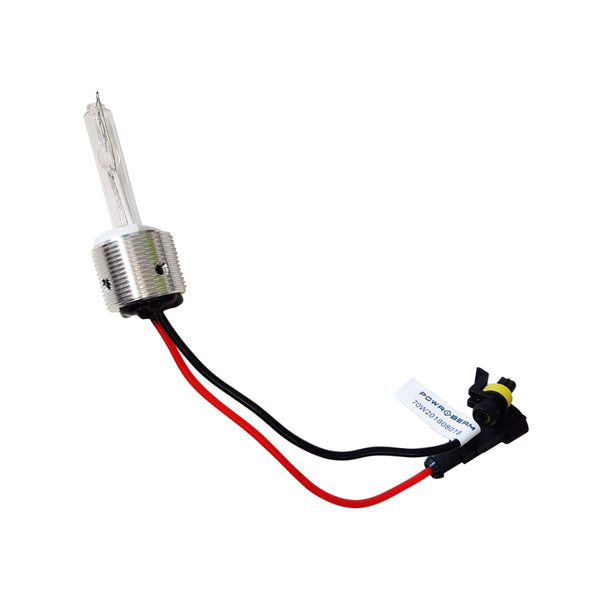 55W | Powa Beam 5000K Replacement HID Bulb 55w Image Showing Side View.