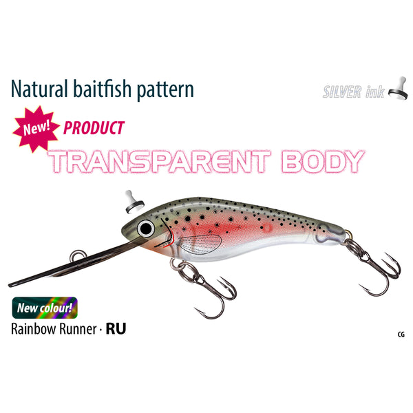 Rainbow Runner/M50DTRU | Predatek MinMIn 50 Deep Fishing Lure Image Showing No Logos Or Titles.