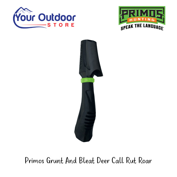 Primos Grunt And Bleat Deer Call Rut Roar | Hero Image Displaying Logos And Titles.