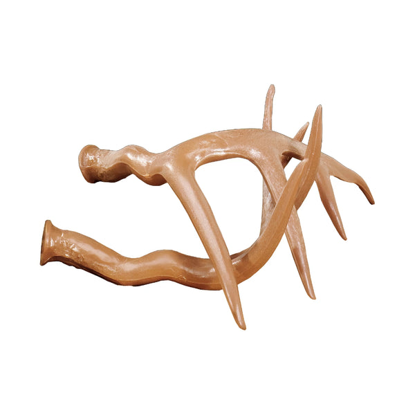 Brown | Primos Rattling System Fightin Horns Image Displaying Horns Together, One on Top Of The Other.