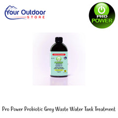 Pro Power Probiotic Grey Water Waste Tank Treatment | Hero Image Showing All Logos And Titles.