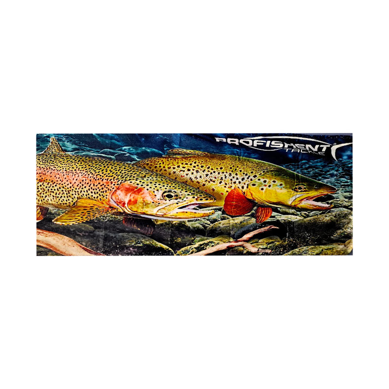 Trout | Profishent Bar Mat Showing Vibrant Trout Image. 