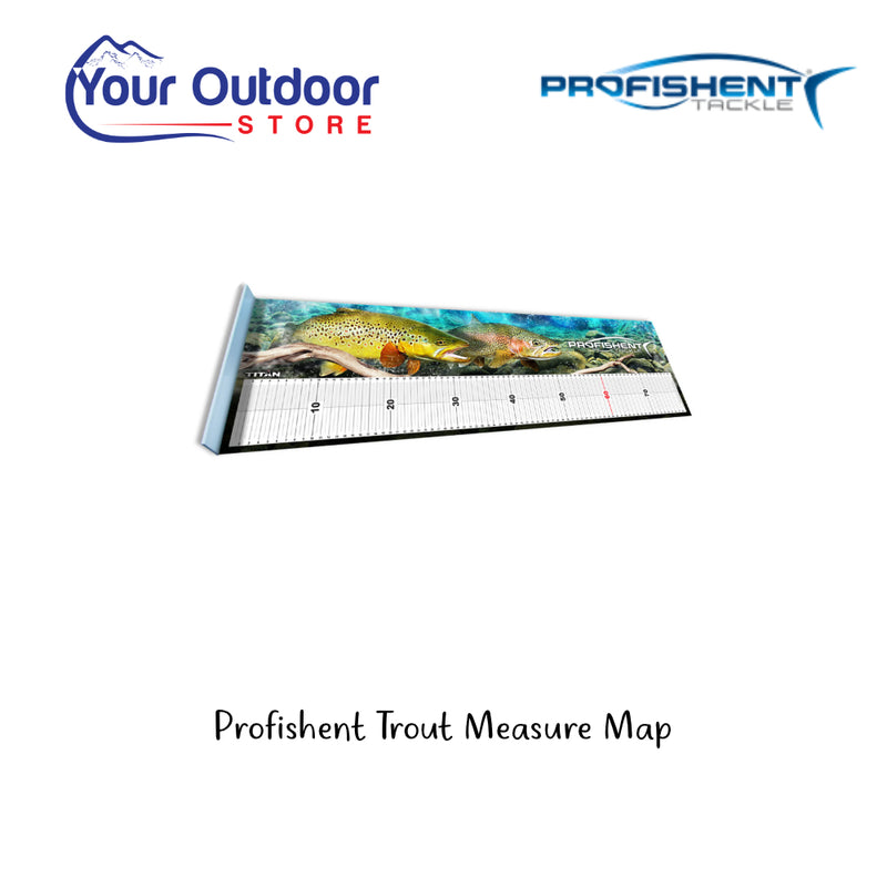 Profishent Trout Measure Map. Hero Image Showing Logos and Title. 