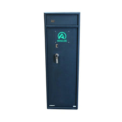 Black | Ridgeline 10 Gun Premium Safe. Front View With Door Closed.