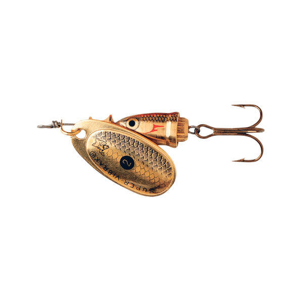Gold | Rapala Blue Fox Vibrax Shad 2mm Image Showing No  Logos Or Titles.