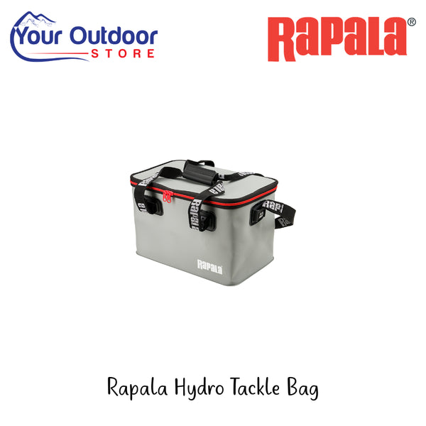 Rapala Hydro Tackle Bag | Hero Image Showing All Logos And Titles.