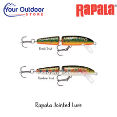 Rapala jointed Lure | Hero Image Showing Logos, Titles And Variants.