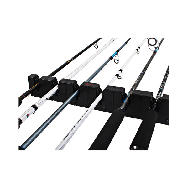 6 | Rapala Lock'n Hold Rod Rack Image Showing Angled View With Rods In Place.
