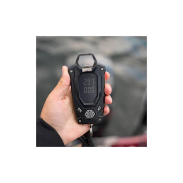 Black | Rapala RCD Digital 25kg Scale Image Showing Scale In A Models Hand.