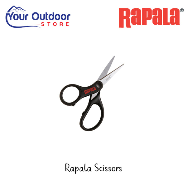 Rapala Scissors | Hero Image Showing All Logos And Titles.