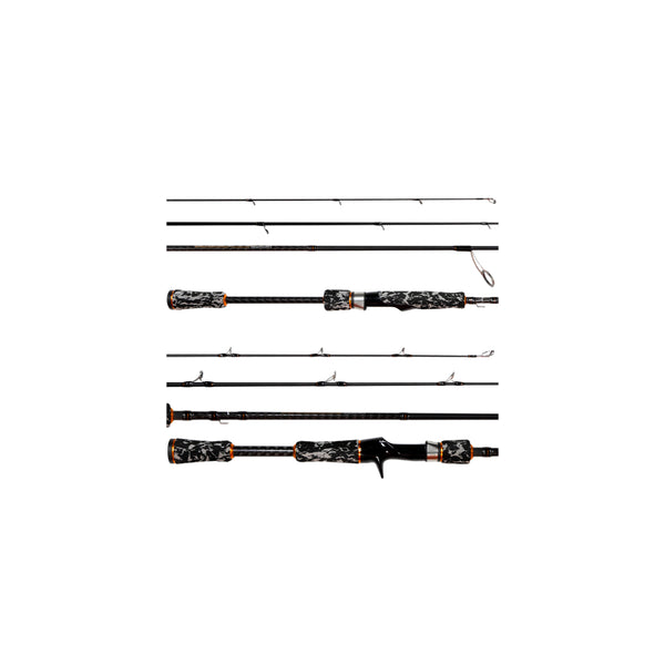 Black - 4-7kg | Rapala Storm Discovery Gen 2 7'0'' Medium 4-7kg Spin Rod Image Showing No Logos Or Titles.