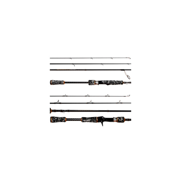 Black - 3-6kg | Rapala Storm Discovery Gen 2 7'0'' Medium Light 3-6kg Spin Rod Image Showing No Logos or titles.