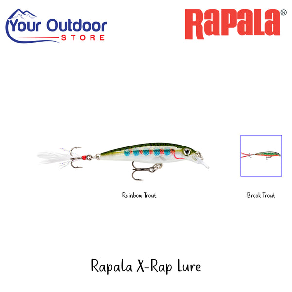 Rapala X-Rap Lure | Hero Image Showing All Logos, Titles And Varaints.