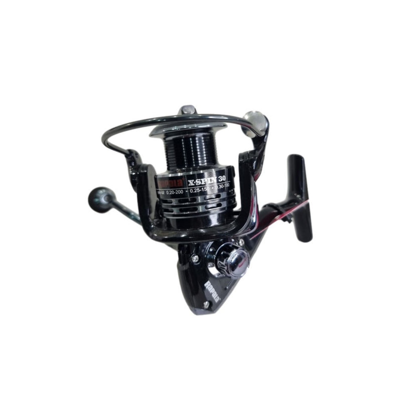 Graphite | Rapala X-Spin Reel 3000 & 4000 Image Showing View From The Front.