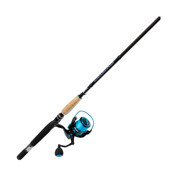 Black / Blue | Rapala X-Stick Pro 7' Light Combo With 15LB Braid Image Showing No Logos or Titles.