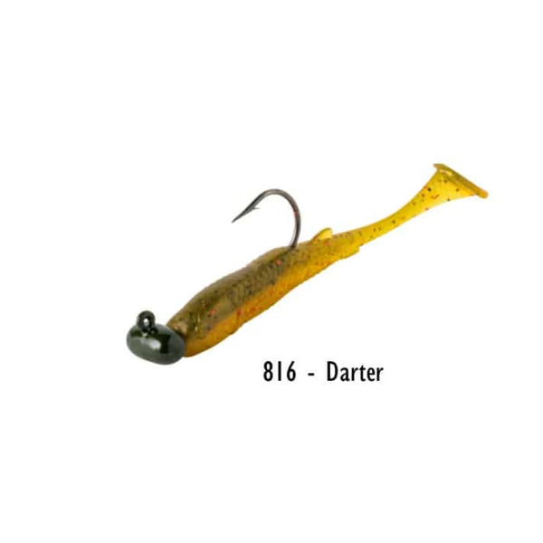 Darter  / 6 Pack | Rebel Live Flex Shore Shiner Soft Plastic Image Showing No Logos Or Titles.