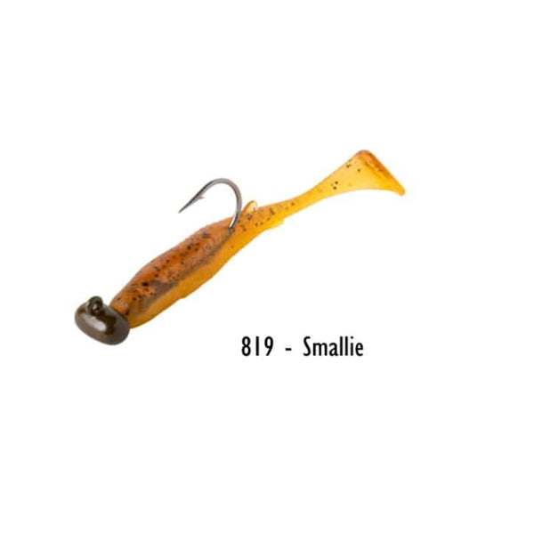 Smallie  / 6 Pack | Rebel Live Flex Shore Shiner Soft Plastic Image Showing No Logos Or Titles.