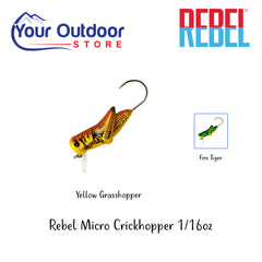Rebel Micro Crickhopper. Hero Image Showing Logos and Title