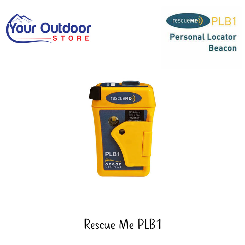 Rescue Me PLB1 | Hero Image Showing All Logos And Titles.