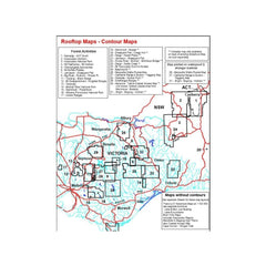 Rooftop's Big River-Rubicon-Sheepyard Flat Forest Activities Map | Image Showing Contour Map Page.