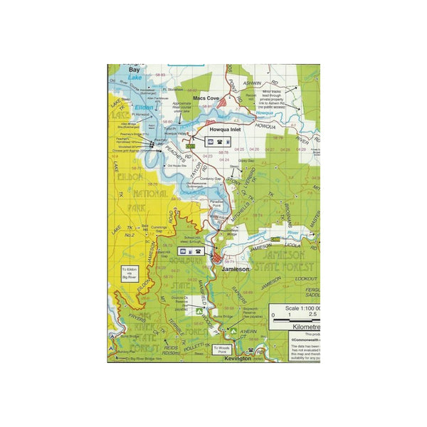 Rooftop's Mansfield Mt Howitt Map | Image Showing View Of Map , Including Info Markers And Roads.