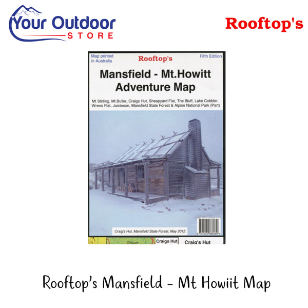 Rooftop's Mansfield - Mt Howiit Map | Hero Image Showing All Logos And Titles.