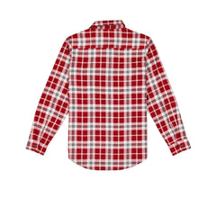 Country Red | Swanndri Kids Flannelette Shirt - Back. 