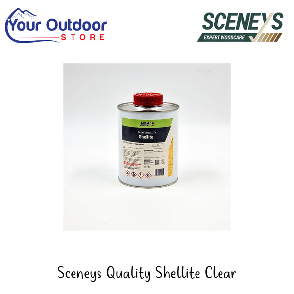 Sceneys Quality Shellite Clear | Hero Image Showing All Logos And Titles.