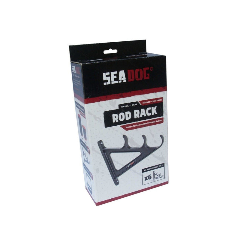 Black | Sea Dog Rod Rack Image Showing Packaging.