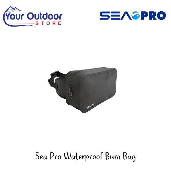 Sea Pro Waterproof Bum Bag | Hero Image Showing All Logos And Titles.
