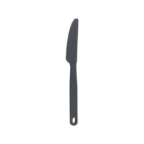 Charcoal | Sea To Summit Camp Cutlery 3 Piece Set Image Showing The Knife.
