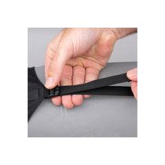 High Rise / 13L / 20L | Sea To Summit Evac Ultra-Light Compression Dry Bag Image Showing Straps Being Tightened After Being Packed.