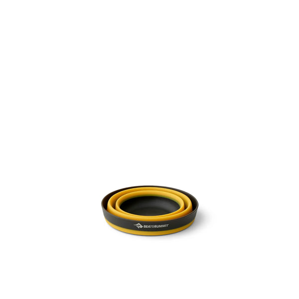 Yellow | Sea To Summit Frontier Ultralight Collapsible Cup Image Showing Cup Collapsed.