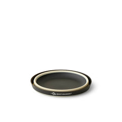 Medium/White | Sea To Summit Frontier Ultralight Collapsible Bowl Image Showing The Collapsible Bowl Collapsed.