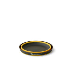 Medium/Yellow | Sea To Summit Frontier Ultralight Collapsible Bowl Image Showing Collapsible Bowl Collapsed.